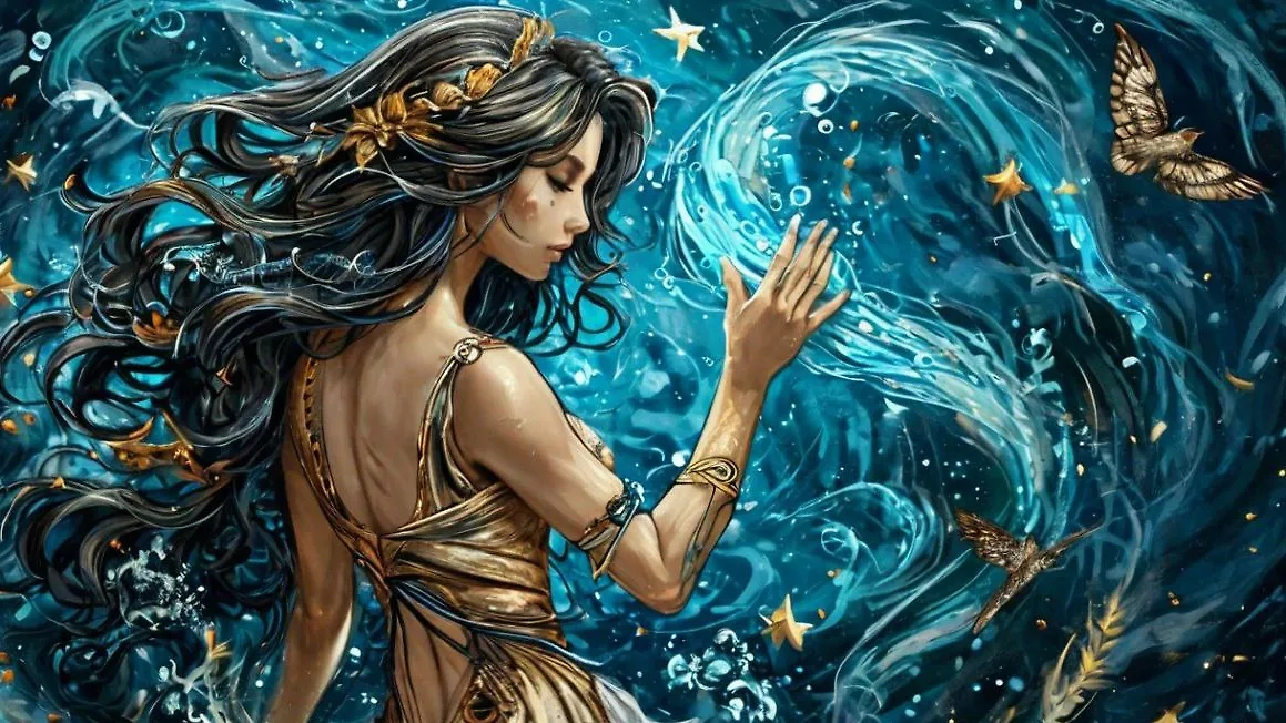 Знак зодиака Водолей: советы астрологов на 2025 год. Фото © «Шедеврум»