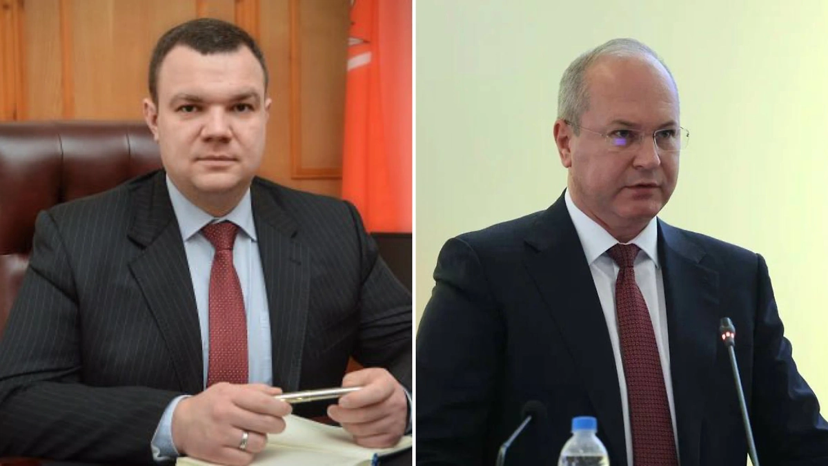 Виталий Кушнарёв и Дмитрий Мамелко (справа налево). Фото © Правительство Ростовской области