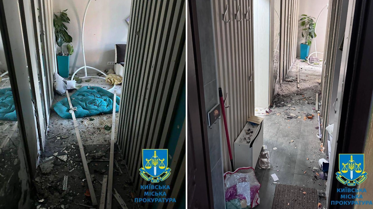 Последствия взрыва в съёмной квартире в Киеве. Обложка © Telegram / Офис генерального прокурора Украины