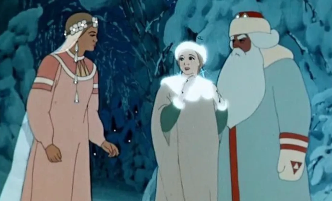 Лучшие новогодние мультфильмы СССР. Кадр из мультфильма «Снегурочка», режиссёр Иван Иванов-Вано, сценарист Иван Иванов-Вано / Kinopoisk