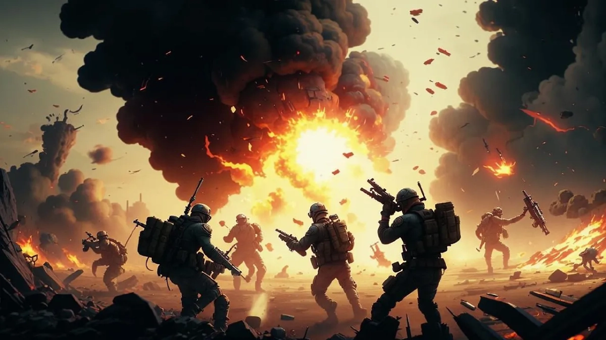 Украина отправила в Курскую область РФ 18-летних призывников. Обложка © Kandinsky 3.1 / Life.ru