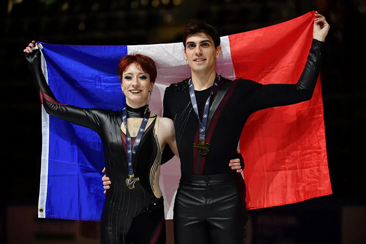 Евгения Лопарёва со своим постоянным партнёром Жоффре Бриссо представляют на мировой арене Францию. Фото © Instagram (признан экстремистской организацией и запрещён на территории Российской Федерации) / lopareva_brissaud_official