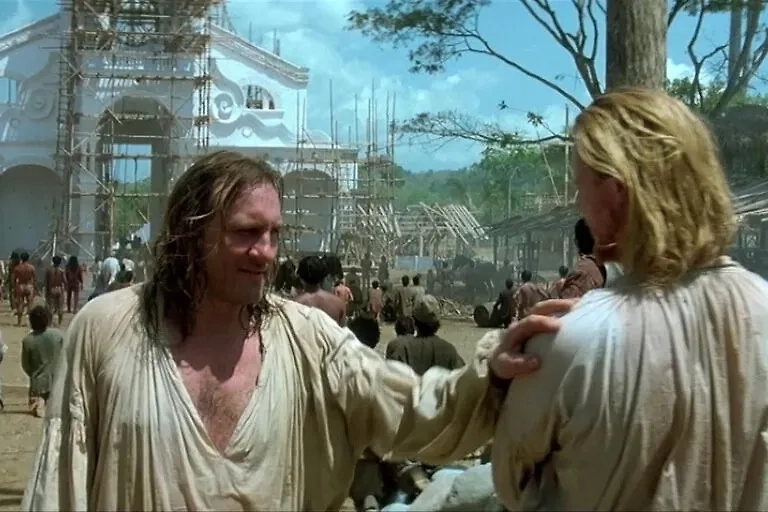 Жерар Депардьё в роли Колумба. Фото © Фильм «1492: Завоевание рая», режиссёр Ридли Скотт, сценарист Розлин Бош / Kinopoisk 