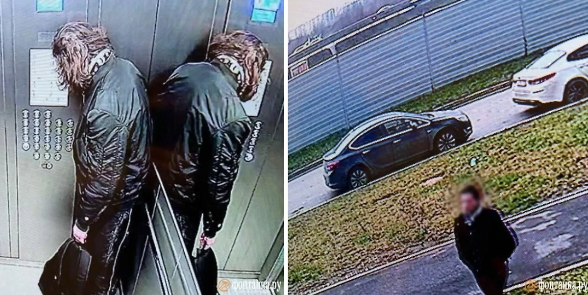Подозреваемых в нападениях в ЖК «Цветной город» попал на камеры видеонаблюдения. Источник © Фонтанка.ru