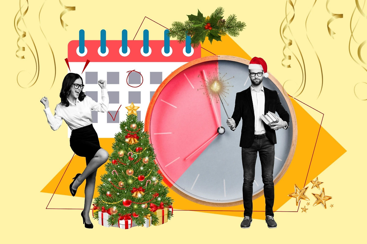 Сколько продлятся новогодние каникулы 2024–2025. Обложка © Коллаж © Life.ru. Фото © Shutterstock / FOTODOM / Roman Samborskyi