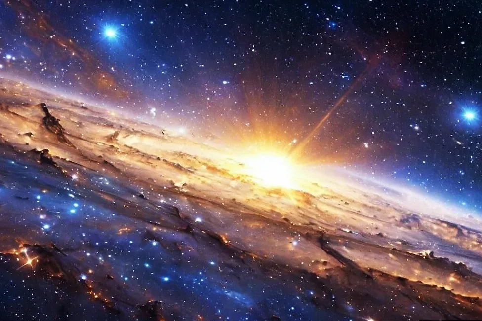 Учёные выдвинули новую версию происхождения быстрых радиовсплесков в космосе. Обложка © «Шедеврум»