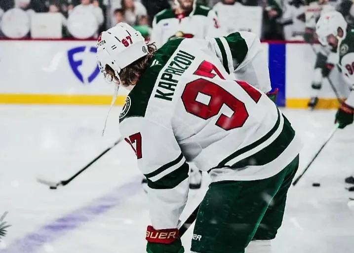 Кирилл Капризов. Обложка © Х / Minnesota Wild