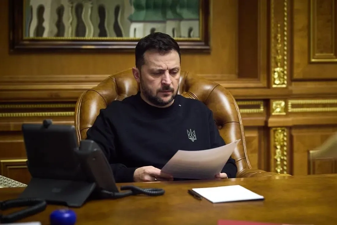 Глава киевского режима Владимир Зеленский. Фото © Telegram / Zelensky / Official