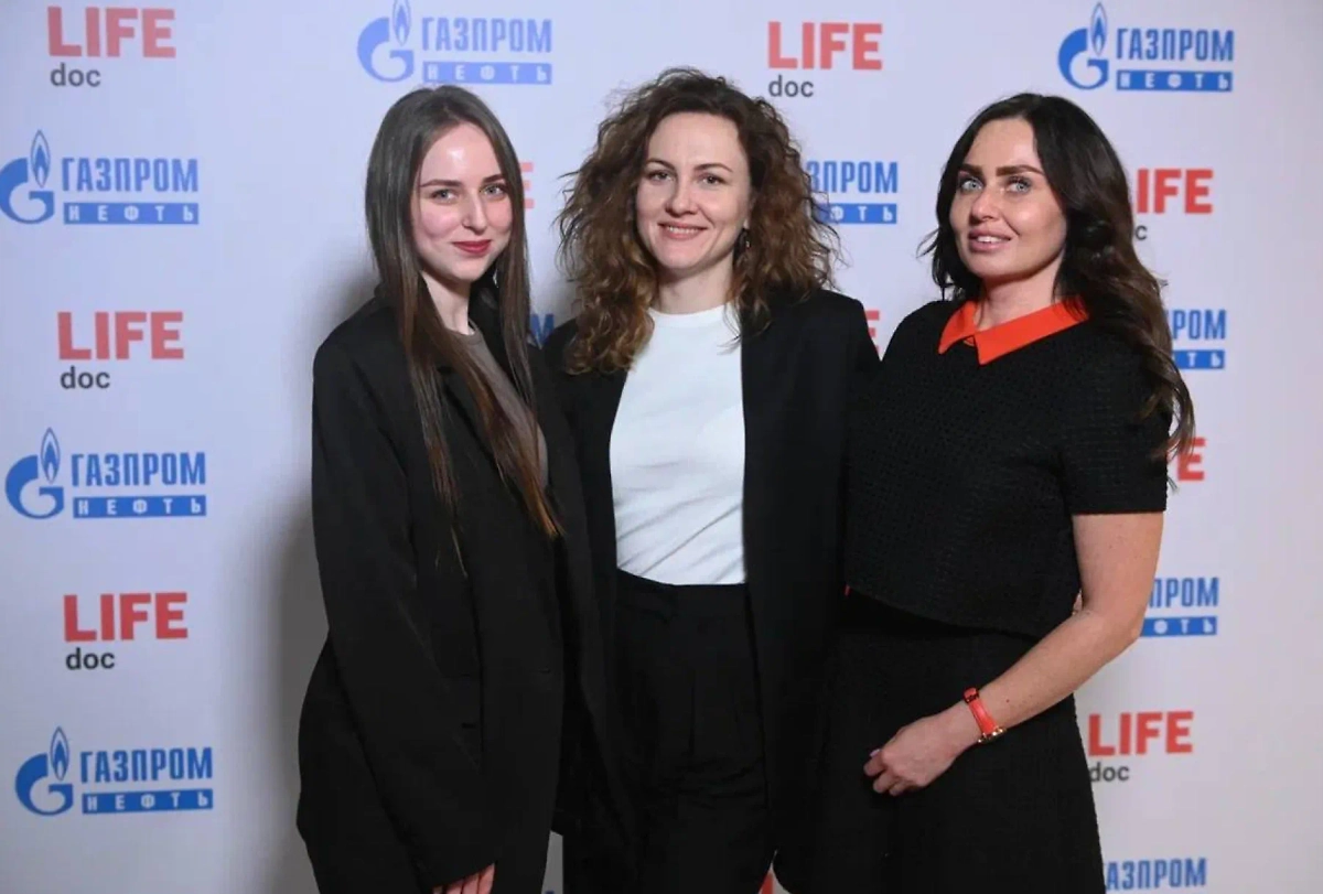 Авторы фильма Александра Воскресенская, Ольга Воронянская и Жанна Карпенко. Фото © Life.ru