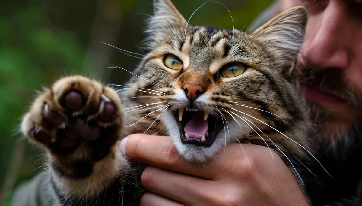 Если кошка во сне нападает — это как минимум логично, учитывая, как к ней относится большинство сонников. Фото © Шедеврум