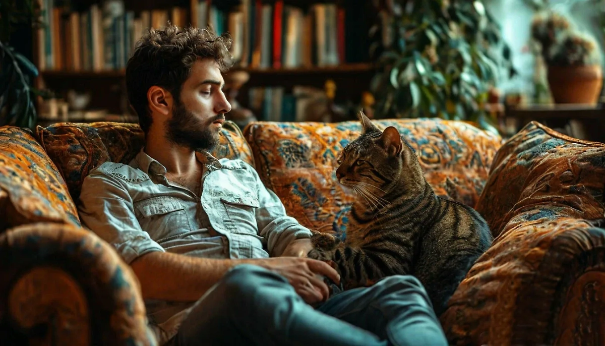 Если вы мужчина, то кошка во сне — знак интриг знакомых женщин. Фото © Шедеврум