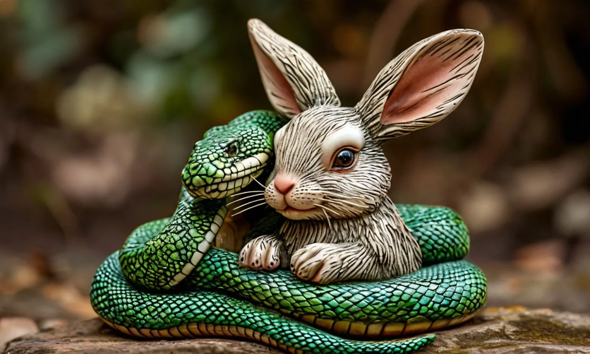 Профессиональный гороскоп для Кролика на 2025 год Зелёной Деревянной Змеи. Фото © «Шедеврум»