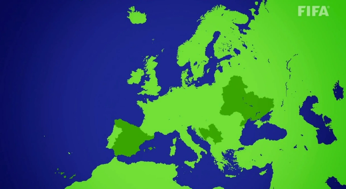 Фрагмент из трансляции ФИФА. Фото © Telegram / Арсен Версен