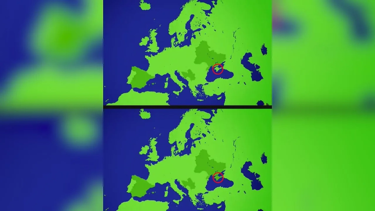 Карта, которая возмутила украинцев и исправленный её вариант. Фото © X / SpoxUkraineMFA