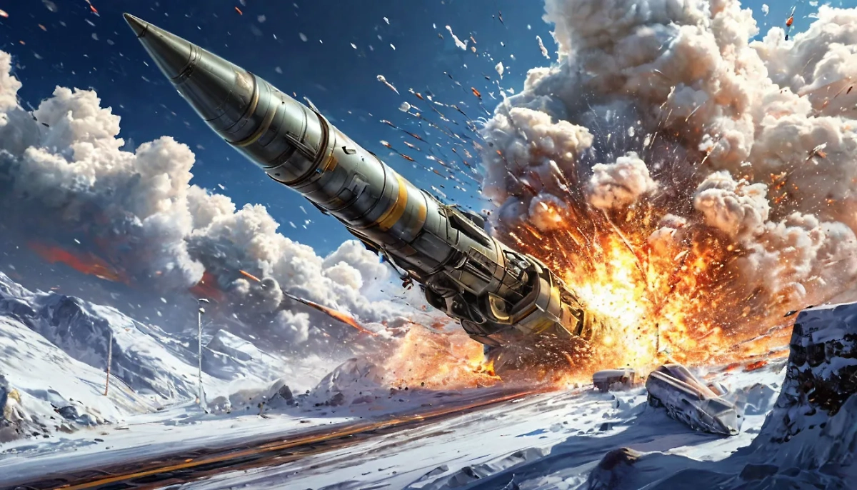 Россия может ударить по Украине «Орешником» в ответ на убийство начальника войск радиационной, химической и биологической защиты (РХБЗ) Игоря Кириллова. Обложка © Life.ru / Шедеврум