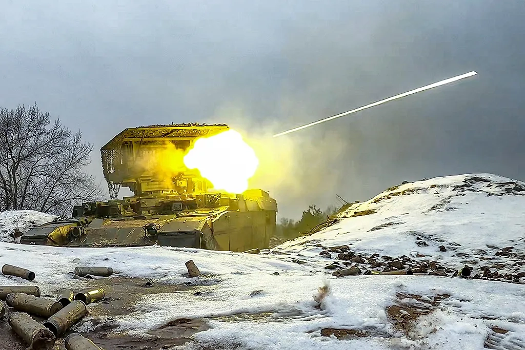 Работа экипажей БМПТ «Терминатор». Обложка © Александр Река