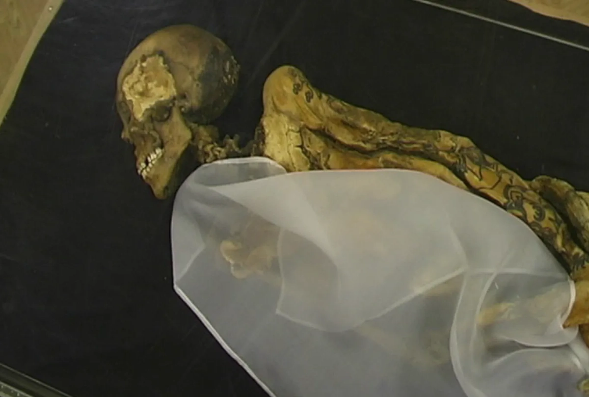 Мумия Принцессы Укоки в Национальном музее имени Анохина в Горно-Алтайске. Фото © Wikipedia / Kobsev