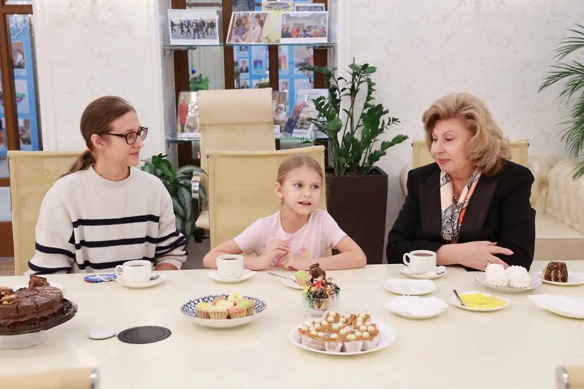 Москалькова исполнила мечту 7-летней Веры. Фото © Telegram / Омбудсмен Москалькова Татьяна