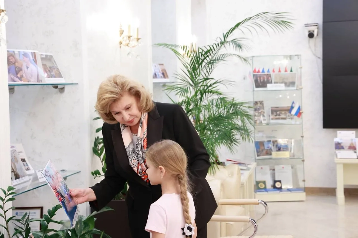 Москалькова исполнила мечту 7-летней Веры. Фото © Telegram / Омбудсмен Москалькова Татьяна