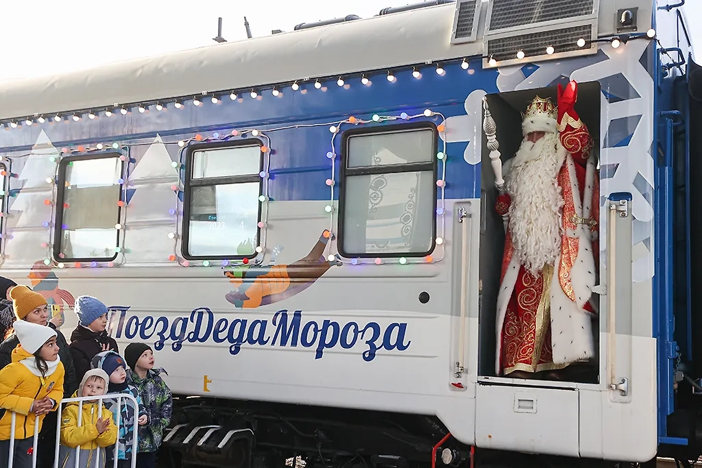 Возможно, Дед Мороз путешествует по России. Фото © ТАСС / Александр Демьянчук