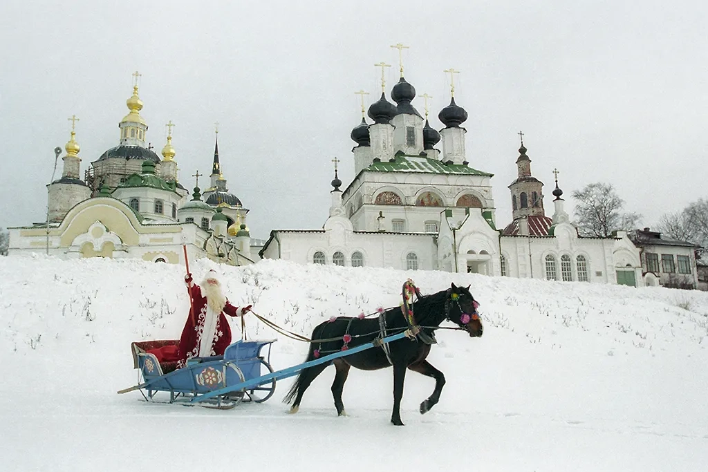 Есть версия, что праздник Дед Мороз проводит дома. Фото © ТАСС / Сергей Метелица