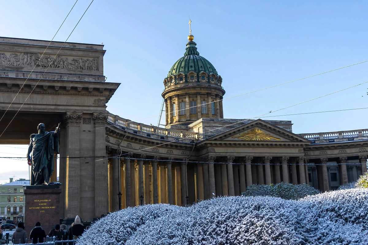 Казанский собор зимой. Фото © Shutterstock / FOTODOM / Stanislava Yaneva