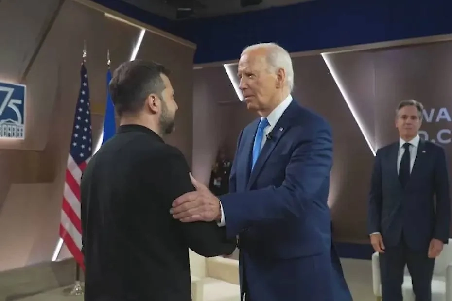 Владимир Зеленский и Джо Байден. Обложка © Telegram / Zelenskiy / Official