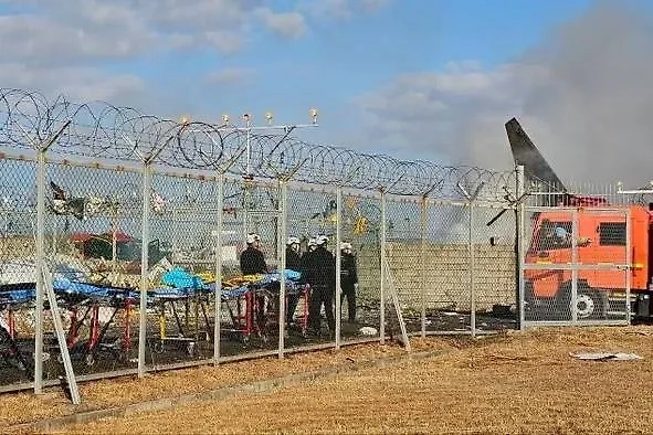 Экстренные службы на месте крушения. Фото © X / Mario Nawfal