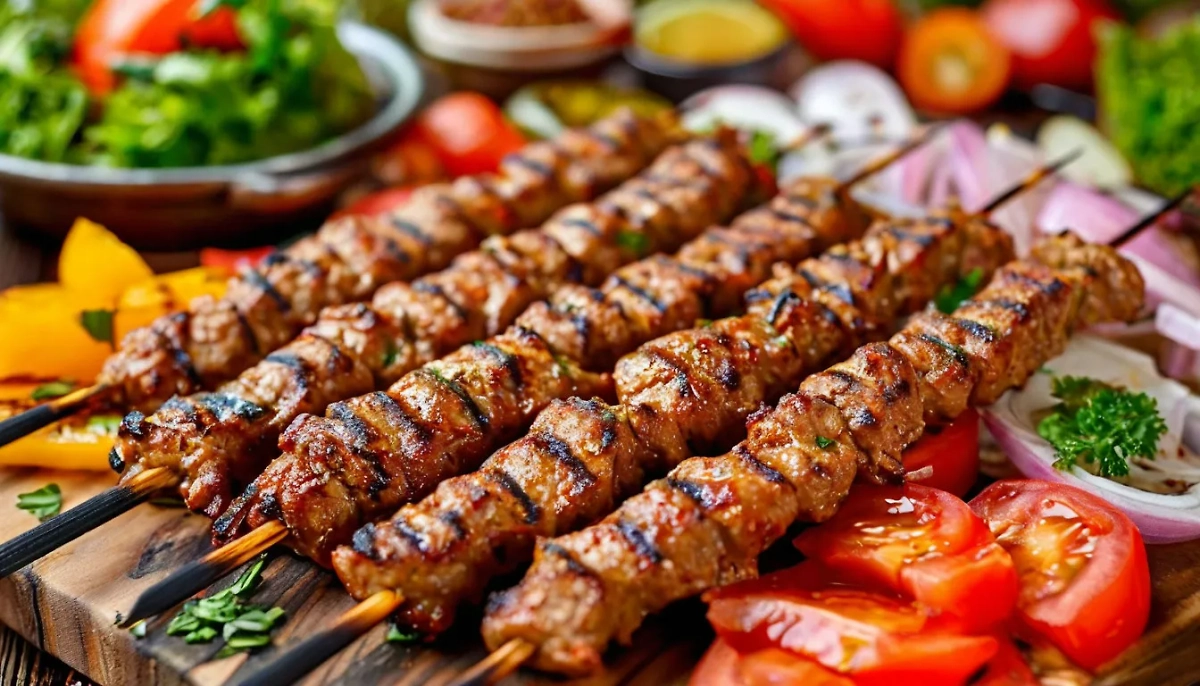 В Турции уверены, что оригинальное блюдо должно готовиться из курицы, баранины и говядины не старше 18 месяцев в маринаде из йогурта. Обложка © Life.ru / Шедеврум