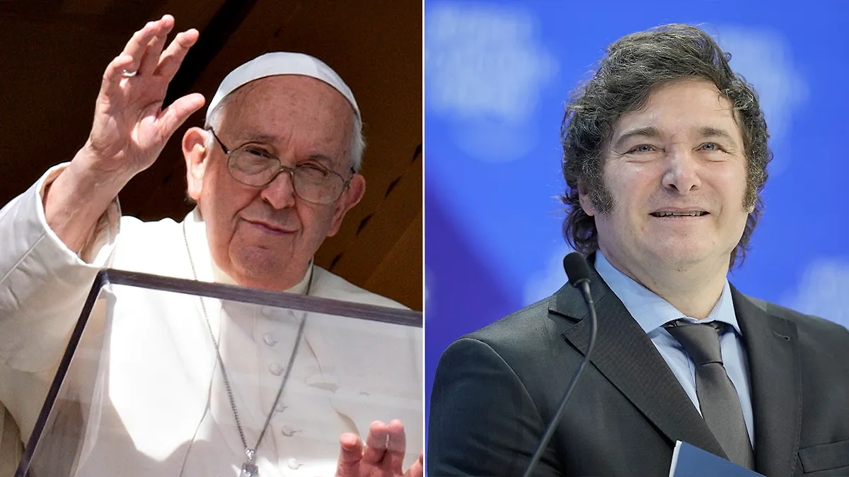 Папа римский Франциск и президент Аргентины Хавьер Милей. Обложка © Getty Images / Vatican Media via Vatican Pool, © ТАСС / AP / Markus Schreiber