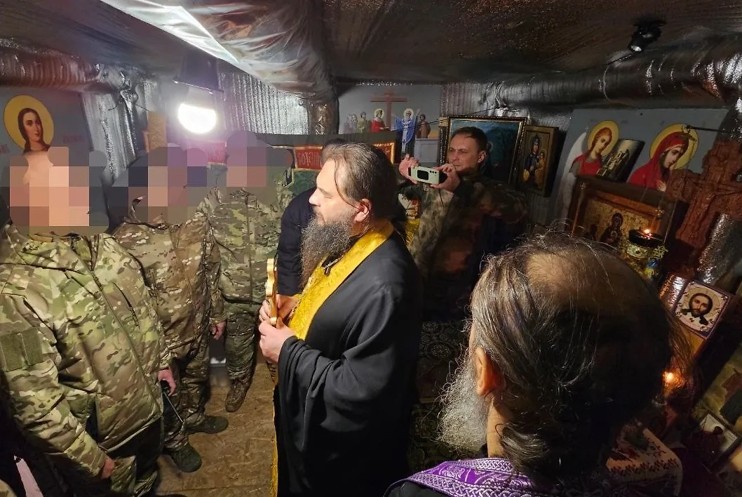 Борис Корчевников сообщил о крестном ходе в зоне СВО. Фото © T.me / Борис Корчевников