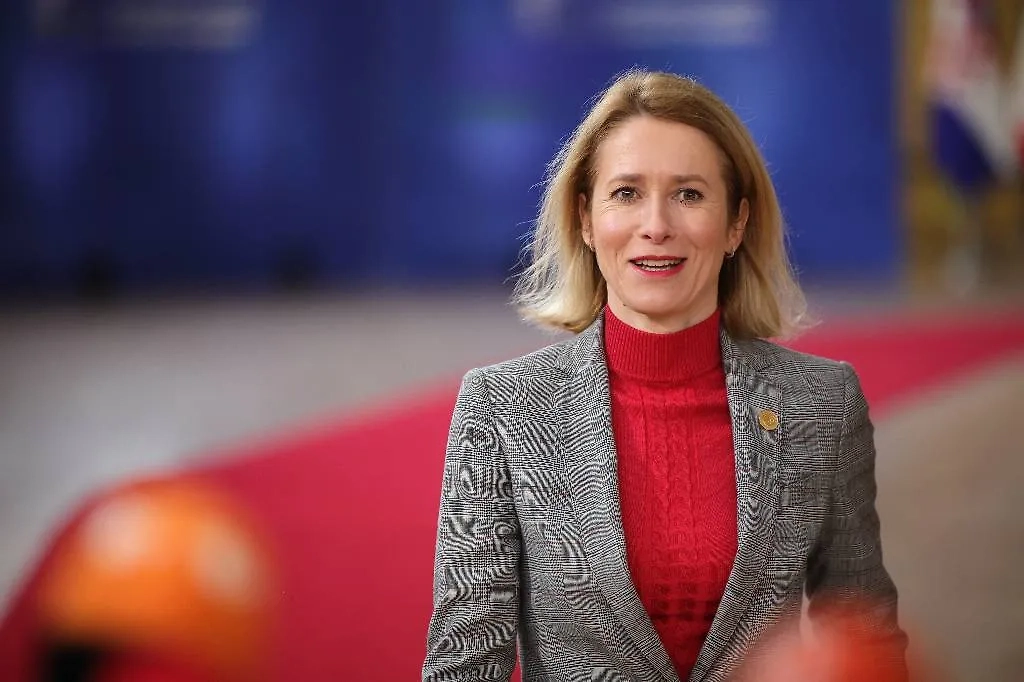 Премьер-министр Эстонии Кая Каллас. Обложка © ТАСС / EPA / OLIVIER MATTHYS