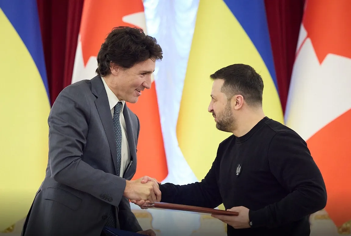 Владимир Зеленский и Джастин Трюдо. Обложка © t.me / Zelenskiy / Official