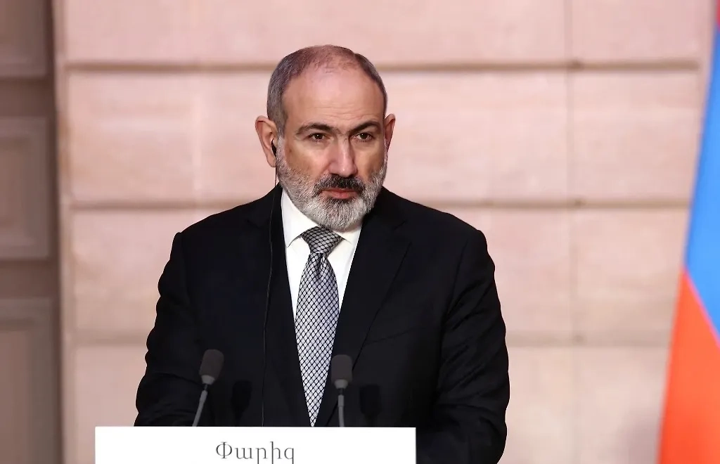 Никол Пашинян. Обложка © ТАСС / POOL / EPA / STEPHANIE LECOCQ