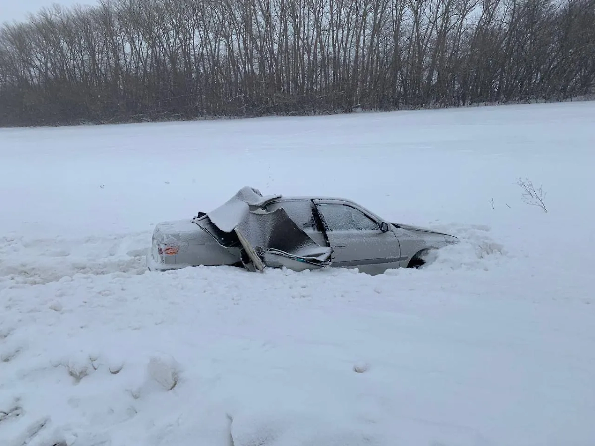 Место смертельного ДТП на Алтае. Фото © СУ СК РФ по Алтайскому краю
