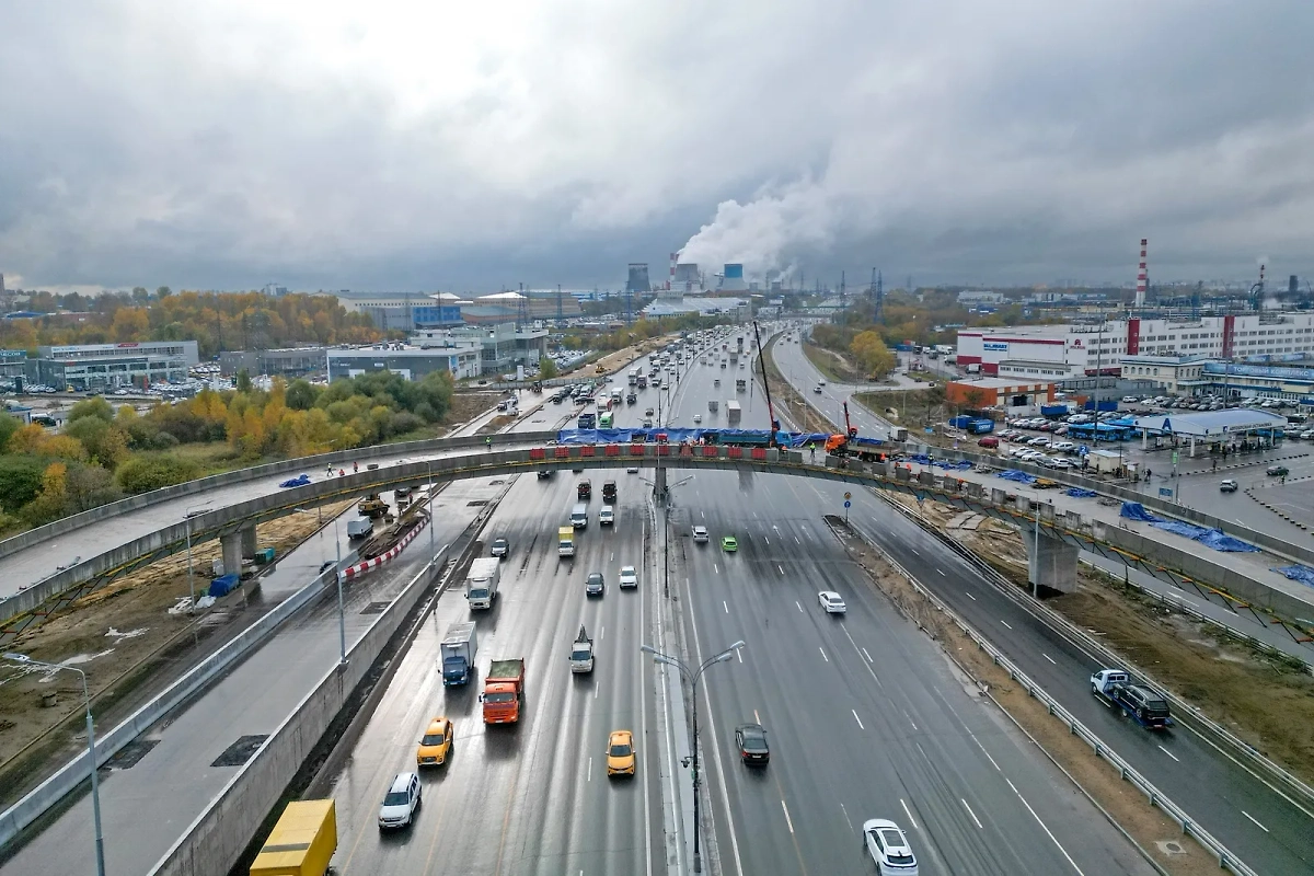 Реконструкция развязок на МКАД завершится в 2024 году. Фото © Stroi.mos.ru