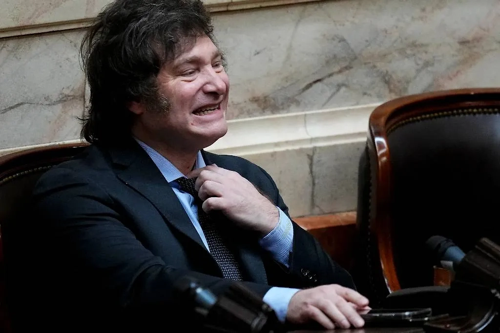 Президент Аргентины Хавьер Милей. Обложка © ТАСС / Natacha Pisarenko