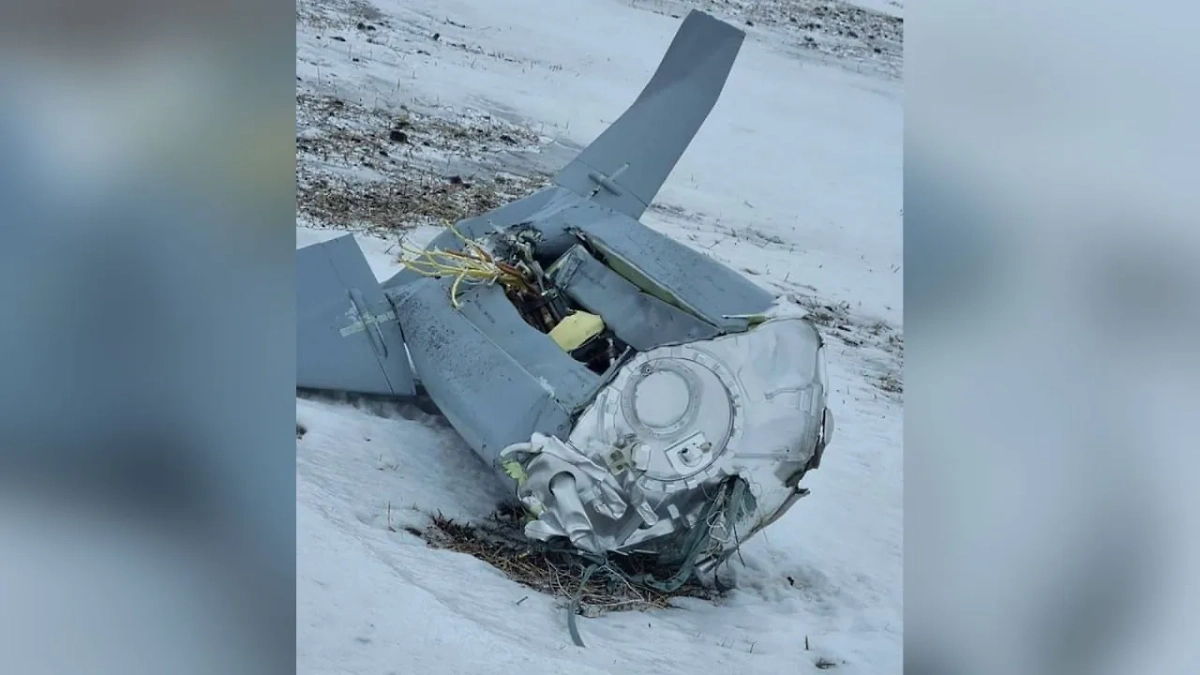В поле под Волгоградом нашли обломки неопознанного объекта. Фото © vk.com / Еланский водитель ДТП и ЧП