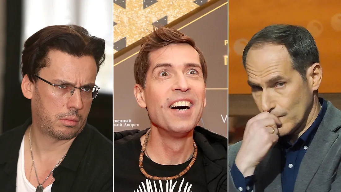 Максим Галкин*, Макс Покровский*, Михаил Шац*. Обложка © ТАСС / Вадим Тараканов, Вячеслав Прокофьев, Владимир Гердо