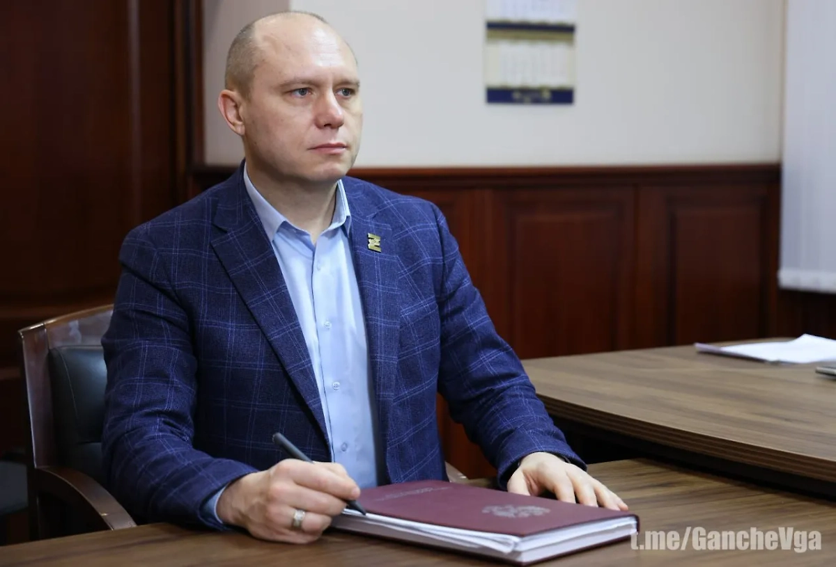 Глава администрации Харьковской области Виталий Ганчев. Обложка © t.me / Говорит Ганчев
