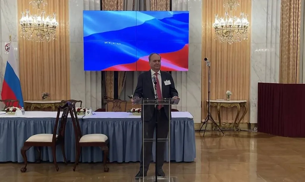 Посол РФ в США Анатолий Антонов. Обложка © Telegram / Посольство России в США