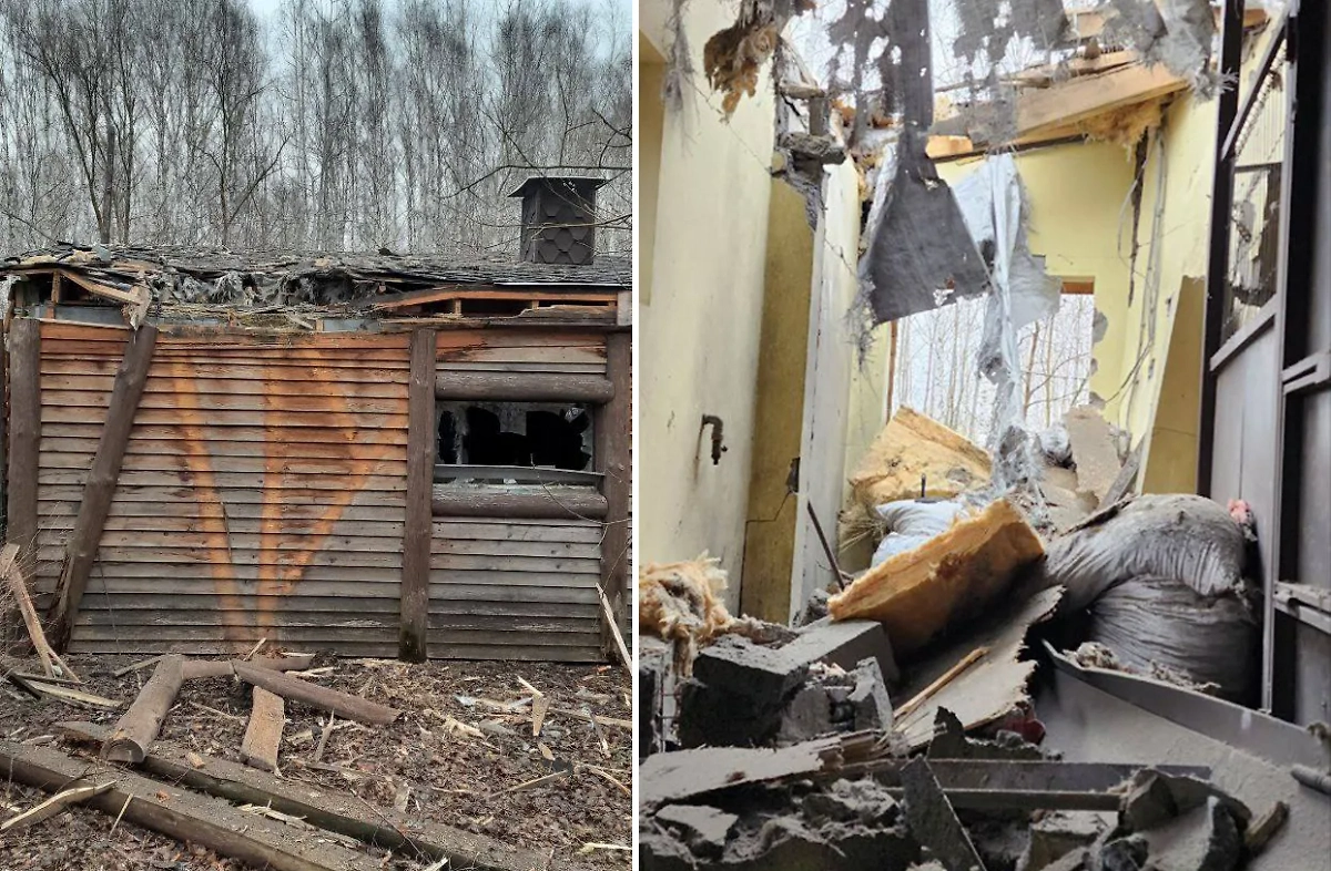 Последствия обстрела Белгородского зоопарка со стороны ВСУ. Фото © Telegram / Белгородский зоопарк