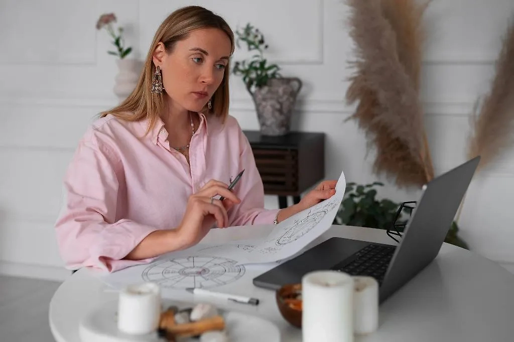 Астрология — это не только популярное хобби, но и профессия. Если есть знакомый астролог, поздравьте его 20 марта. Фото © Freepik