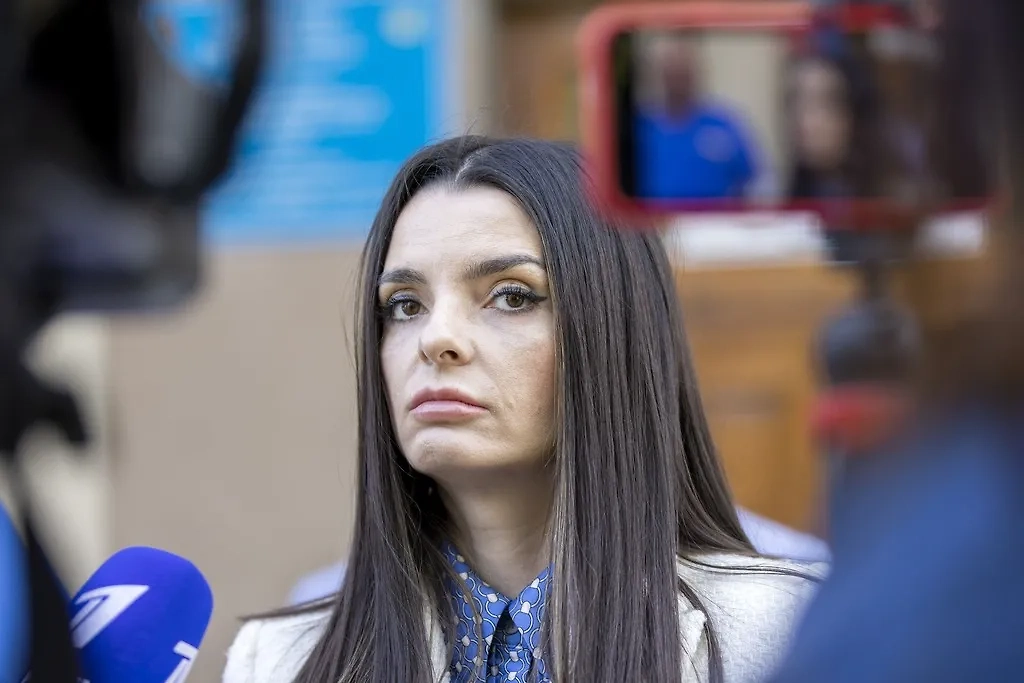 Глава Гагаузской автономии Евгения Гуцул. Обложка © ТАСС / EPA / DUMITRU DORU