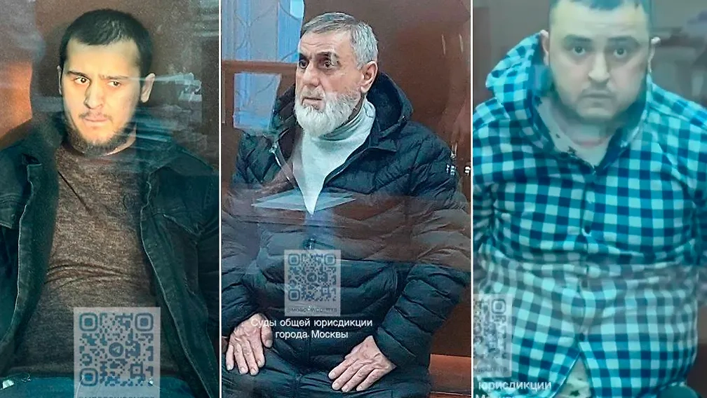 Исроил Исломов и его сыновья, Аминчон и Диловар. Обложка © Telegram / Суды общей юрисдикции Москвы