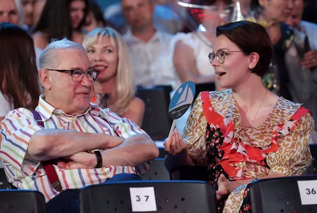 Евгений Петросян и Татьяна Брухунова. Обложка © ТАСС / Вячеслав Прокофьев