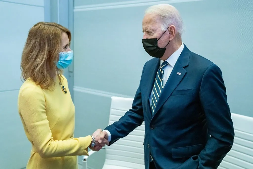 Кая Каллас с лидерами Украины, НАТО, ЕС и США. Фото © Getty Images / HUM Images / Universal Images Group