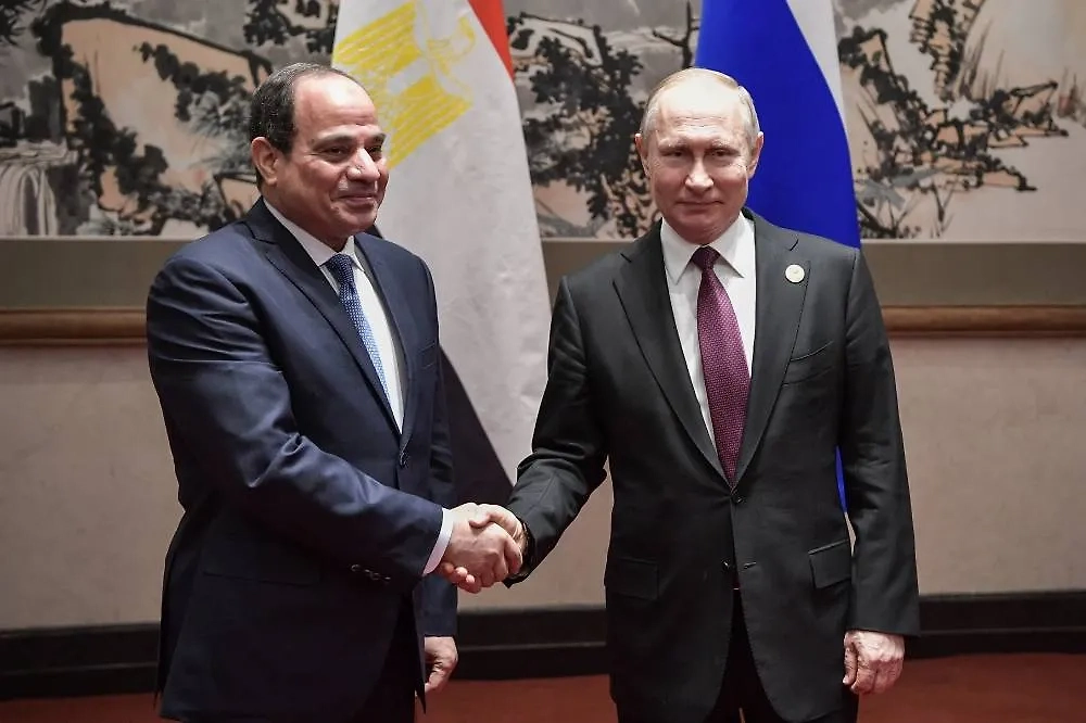 Владимир Путин и Абдул Фаттах ас-Сиси, 2019 год. Обложка © TACC / Алексей Никольский