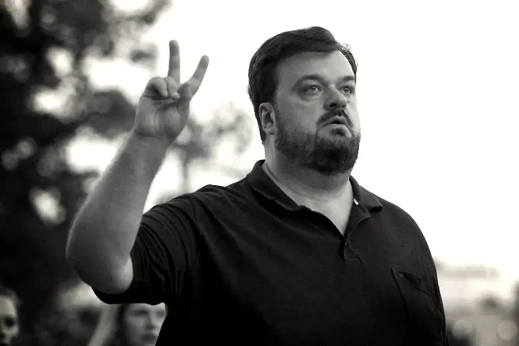 Спортивный комментатор Василий Уткин. Фото © ТАСС / Елена Никитченко