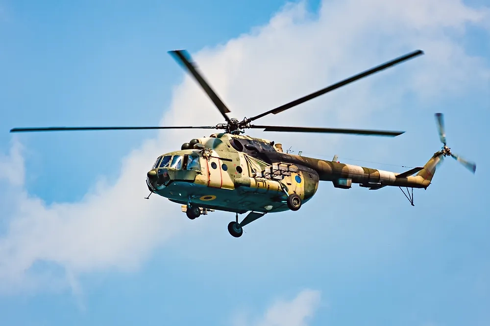 Один из вертолётов Ми-8 Воздушных сил Украины. Фото © Shutterstock / FOTODOM